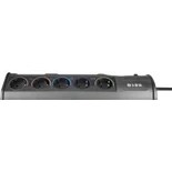 Resim S-Link PRZ01 Prizhive 3m 1860 Joule 1.5mm 1 USB 1 Typec 2.1A/5V 16A 250V 3680W 10LU Akım Korumalı Priz 