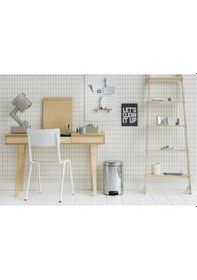 Resim Çöp Kovası, Pedallı, Soft, 12lt - Parlak Paslanmaz Çelik Parlak Paslanmaz Çelik 