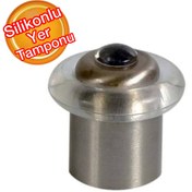 Resim Beşel Kapı Stoperi Kapı Durdurucu Silikonlu Yer Tamponu 50 Mm 
