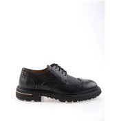 Resim Siyah Hakiki Deri Erkek Oxford Ayakkabı E01597000340 Siyah 