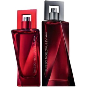 Resim Avon Attraction Desire Edp 50 ml Kadın Parfüm ve Attraction Desire Edt 75 ml Erkek Parfüm Paketi 