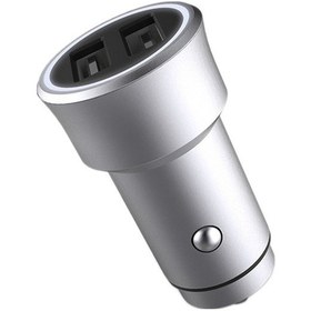 Resim Prestigegoods Hızlı Şarj 3.0 + 5v/2.4a Mavi Led Çift Usb Araç Şarj Cihazı 