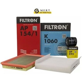 Resim Nissan Primera 1.6 Benzinli Filtron Filtre Bakım Seti 2003-2007 (491516322) 