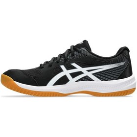 Resim Asics Upcourt 6 Erkek Voleybol Ayakkabısı 1071a104-001 Siyah-siyah Siyah 