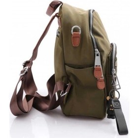 Resim Ççs 17556 Kadın Sırt Çantası Camel-yeşil Camel - Yeşil 