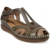 Resim Forelli 22521z Sally Comfort Vizon Kadın Sandalet Vizon 