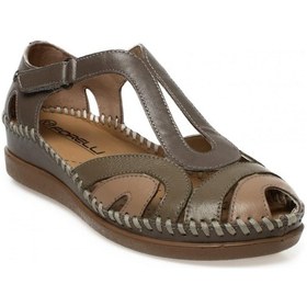 Resim Forelli 22521z Sally Comfort Vizon Kadın Sandalet Vizon 