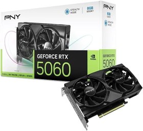 Resim PNY GeForce RTX 5060 8GB GDDR6 128-Bit, DLSS 4, Ray Tracing, PCIe 5.0, 1080p/1440p Gaming Ekran Kartı – VCG50608DFXPB1 