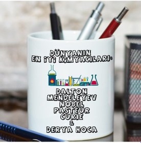 Resim Kimya Öğretmenine Hediye Isimli Kalemlik 