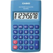 Resim Casio HL-815L-BU 8 Hane Mavi Hesap Makinesi 