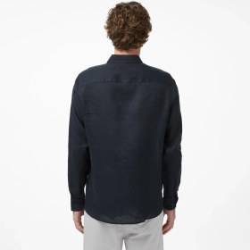 Resim Nautica Erkek Siyah Regular Fit Keten Gömlek W65101T.0TB 