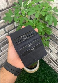 Resim Guard Lacivert Patlı Tasarım Deri Kartlık Siayh 