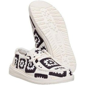 Resim Wendy Cottage Crochet Ayakkabı - 43109-8308 Siyah - Beyaz 