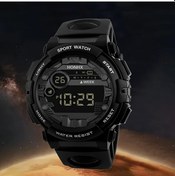 Resim Cloud011 Siyah Yüksek Performanslı Dijital Kadranlı Takvimli Çok Renkli Saat Diğer 