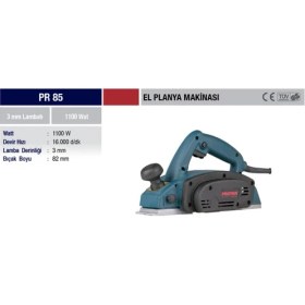 Resim Proter PR85 El Planya Makinası 