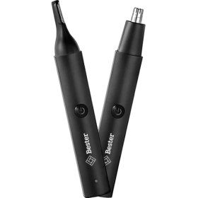 Resim Şarjlı, Su Geçirmez Çok Fonksiyonlu Tüy ve Burun Bakım Cihazı, Siyah Renk 