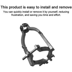 Resim Besthome1 Çelik Konstrüksiyonlu Çok Amaçlı Delme Braketi - El/tezgah Matkapi İçin Kare Yuva Ve Delik İşleme Aracı, Çok Renkli Çok Renkli 