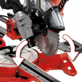 Resim Einhell TC-SM 2534/1 Dual, Pistonlu Yatarlı Gönye Testere (Sağ-Sol) 