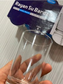 Resim 6'lı Su Bardağı Ryg6061 Altın - Şeffaf 
