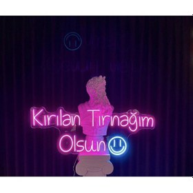 Resim Kırılan Tırnağım Olsun Neon Led Renkli 