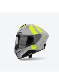 Resim Aıroh Matryx Scope Yellow Matt Kask Gri Sarı 