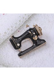 Resim Esra Pamir Dikiş Makinası Broş 