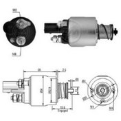 Resim ZM 12v Marş Otomatiği Valeo Tipi (2/3DELİK) Fişli Oval Soket Vw 