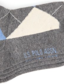 Resim U.S. Polo Assn. U.s. Polo Assn. Erkek Çocuk Gri Melanj Çorap Soket 50318052-vr086 