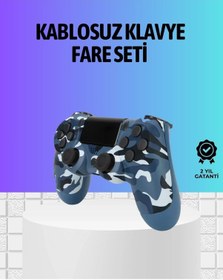 Resim Bfs Şarjlı Kablosuz Ps4 Oyun Kolu Titreşimli Hassas Kontrol 