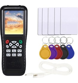 Resim Bueattuh Tam Kod Çözme Işlevi ile Rfıd Fotokopi Makinesi Akıllı Kart Anahtarı Nfc Ic Id Çoğaltıcı Okuyucu Yazarı (Uıd Key T5577 Kart) (Yurt Dışından) 