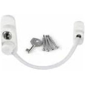Resim STOREMAX Bebek Çocuk Pvc Pencere ve Kapı Çelik Halatlı Emniyet Kilidi (BEYAZ) 1185222 