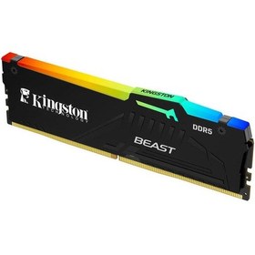 Resim Kingston Beast KF560C36BBEA-8TR 8 GB RGB DDR5 6000 MHZ CL36 Ram 