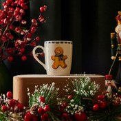 Resim Tulu Porselen Sare Nice Cookies Gingerman Desenli Kupa - 290 cc 