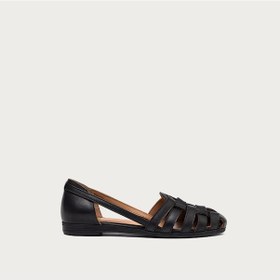 Resim Nero Black Sandalet Kadın 03m1 Frau Feather siyah 