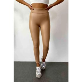 Resim Ezel Glory Kadın Yüksek Bel Içi Şardonlu Fırsat Ürün Toparlayıcı Tayt 