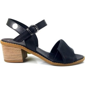 Resim Mammamia 1630 24ys Kadın Günlük Sandalet - Siyah-siyah Siyah 