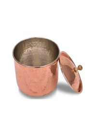 Resim Turna Bakır Safran Baharatlık 3 No El Dövme Kırmızı Turna0003-1 Bakır 