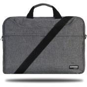 Resim Classone TL2564 WTXpro Su Geçirmez Kumaş 15,6 "Uyumlu Laptop Notebook El Çantası-Gri 