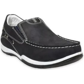 Resim Scooter M2021 Erkek Hakiki Deri Günlük Casual Ayakkabı Nubuk Lacivert Siyah 