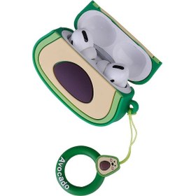 Resim Mobilefix Apple Uyumlu AirPods Pro 2 Tpu Kabartma Figürlü İpli Airbag 37 Silikon Kılıf-kahverengi Kahverengi 