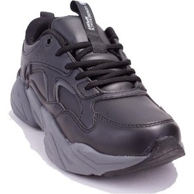 Resim Lumberjack Dakota Pu Siyah Ortopedik Günlük Kadın Spor Ayakkabı 001 