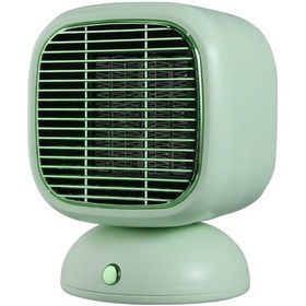 Resim Zamanlayıcı Fonksiyonlu Ptc Masaüstü El -ayak Isıtıcı Açık Yeşil Le 