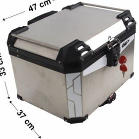 Resim GP KOMPOZİT Gp Kompozit Universal 57 Litre Alüminyum Çanta Gri 