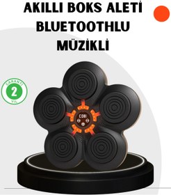 Resim ZERO LAND SNMSWRLD Evde Fitness İçin Akıllı Boks Makinesi Işıklı Vuruş (124528) Noktalı Bluetoothlu 