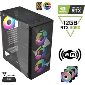 Resim Gaming Game Cachex Msı Intel Core I5 12400f / Rtx 3060 12 Gb / 16 Gb Ddr4 / 1 Tb Ssd / Gamıng Masaüstü Pc 