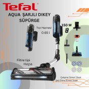 Resim Tefal Aqua Aerospin Şarjlı Dikey Süpürge 