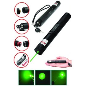 Resim Şarjlı Yeşil Lazer Pointer 100 Mw 5365 Çok Renkli 