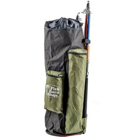 Resim Savex Euro Fish Kamış Çantası Boru Tipi Haki-siyah 80 Cm 38006 