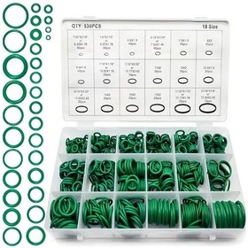 Resim Fochsia 500 Adet Ağır Hizmet O Ring Conta Seti Renk Kodlu Çok Boyutlu Oto Tamir Kutusu 
