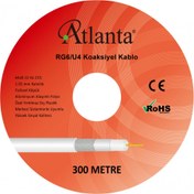 Resim RG6/U4 64 Tel CCS Anten Kablosu (300 Metre) 